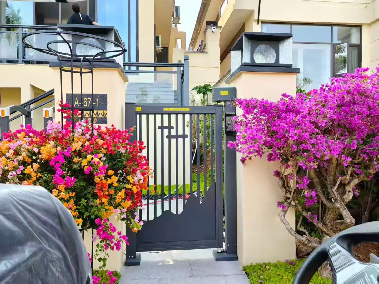 安拓人行小門(mén) 小區(qū)智能電動(dòng)側(cè)門(mén) 工廠(chǎng)園區(qū)人行通道門(mén) 人臉識(shí)別門(mén)禁小門(mén)